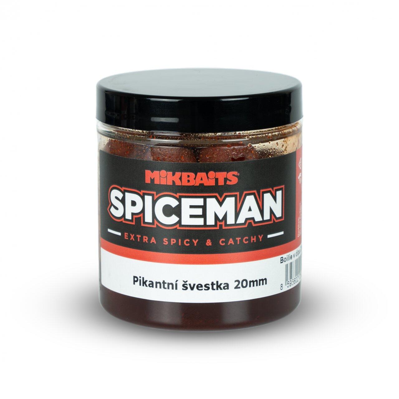 Kulki Haczykowe W Dipie Mikbaits Spiceman 250Ml - Pikantna Śliwka 20Mm