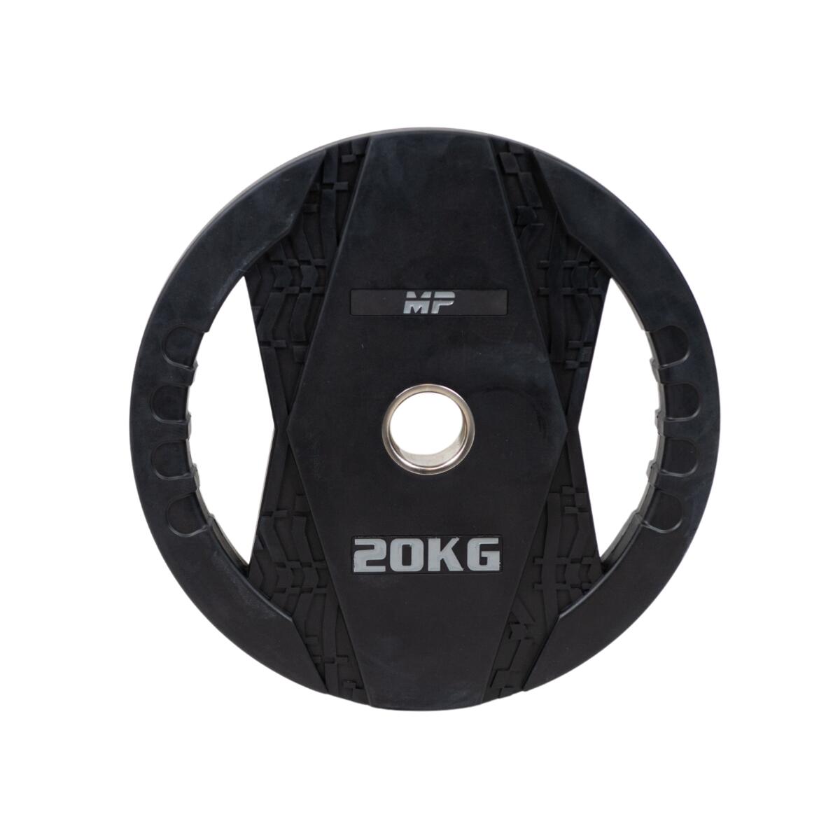 Obciążnik z uchwytami - Gumowy - 20 kg