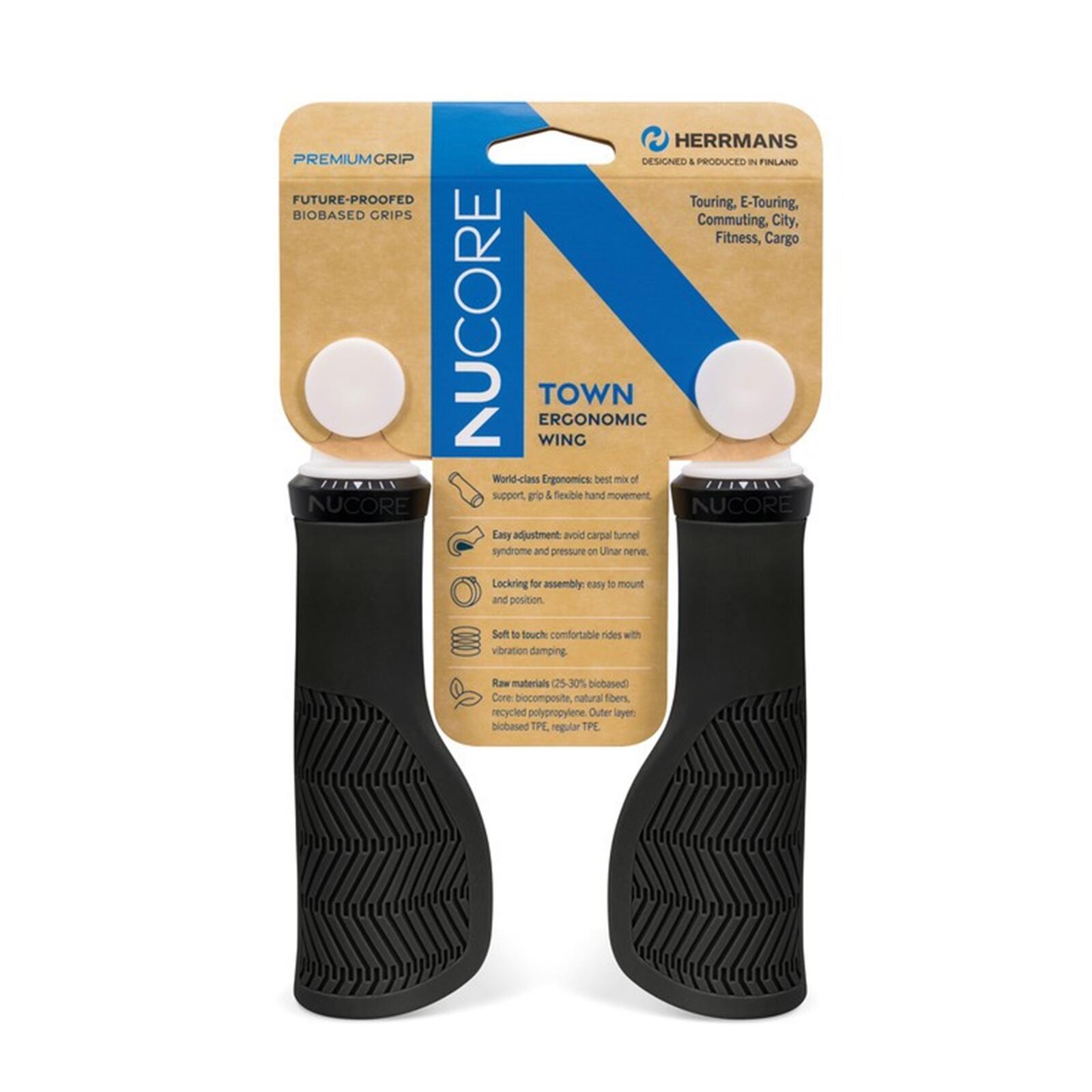 Chwyty Nucore Grip Town Wave 130Mm Czarne