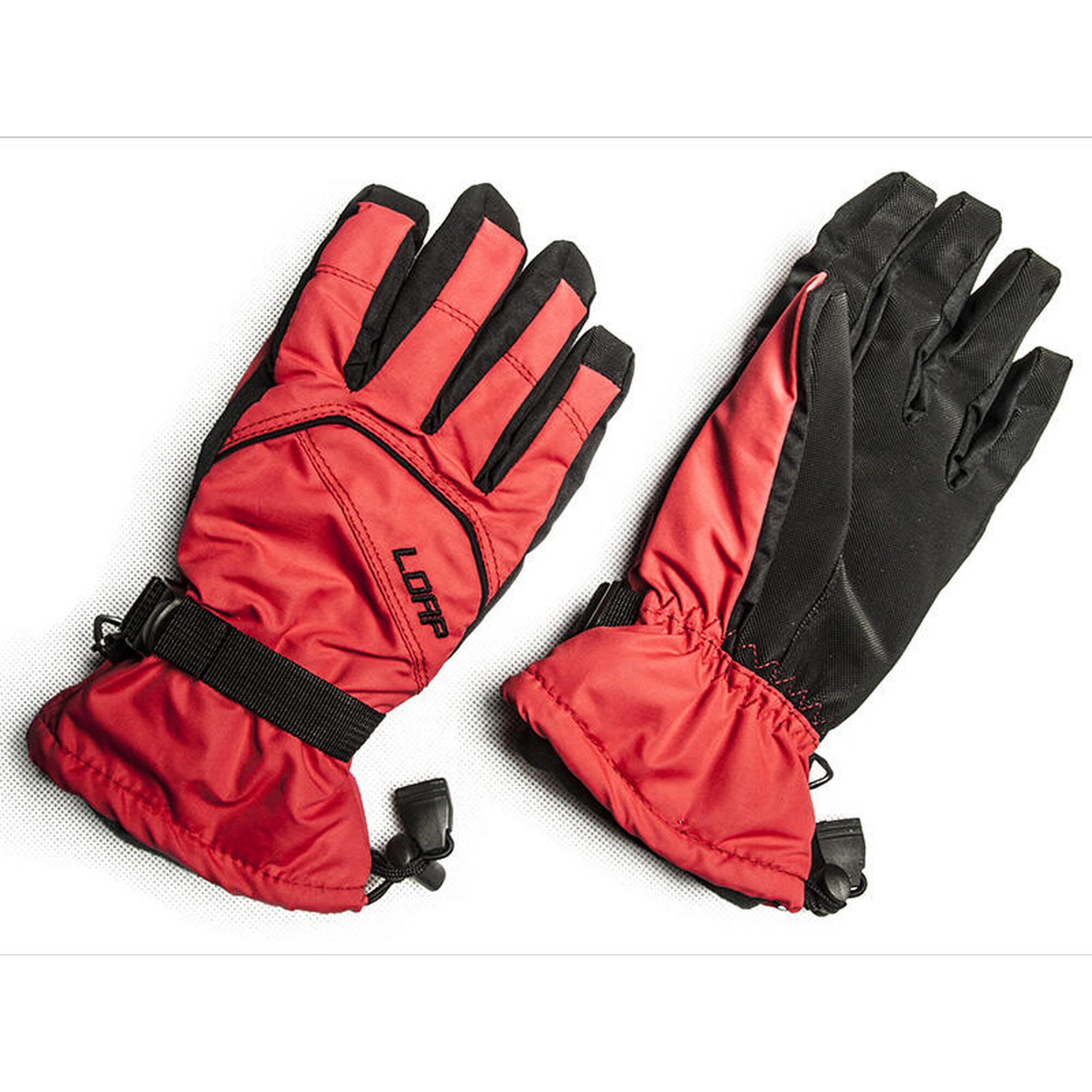 Rękawice narciarskie Loap Vista unisex XL, Tecnosoft, czerwone