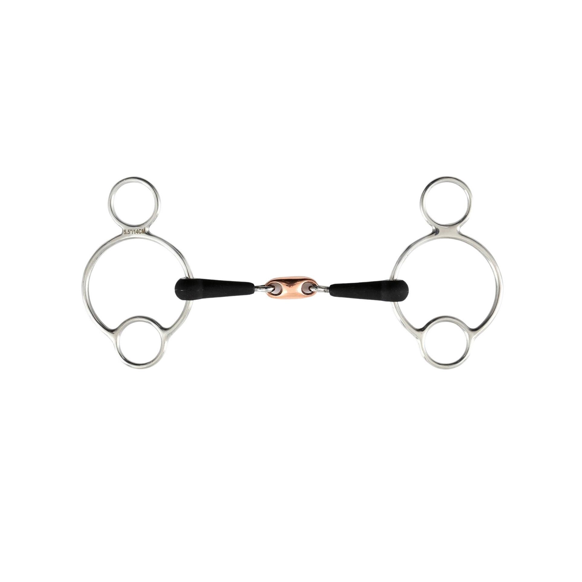 Gumowe wędzidło dla konia Pessoa w kształcie diamentu Premier Equine