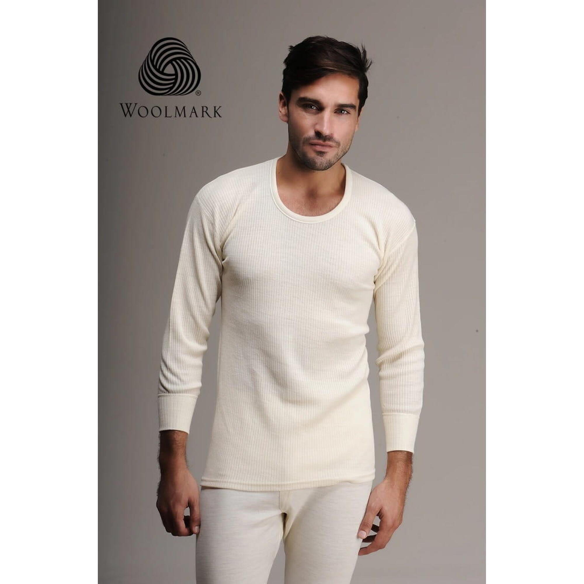 Koszulka tyrystyczna męska Woolona z długim rękawem 100% Merino