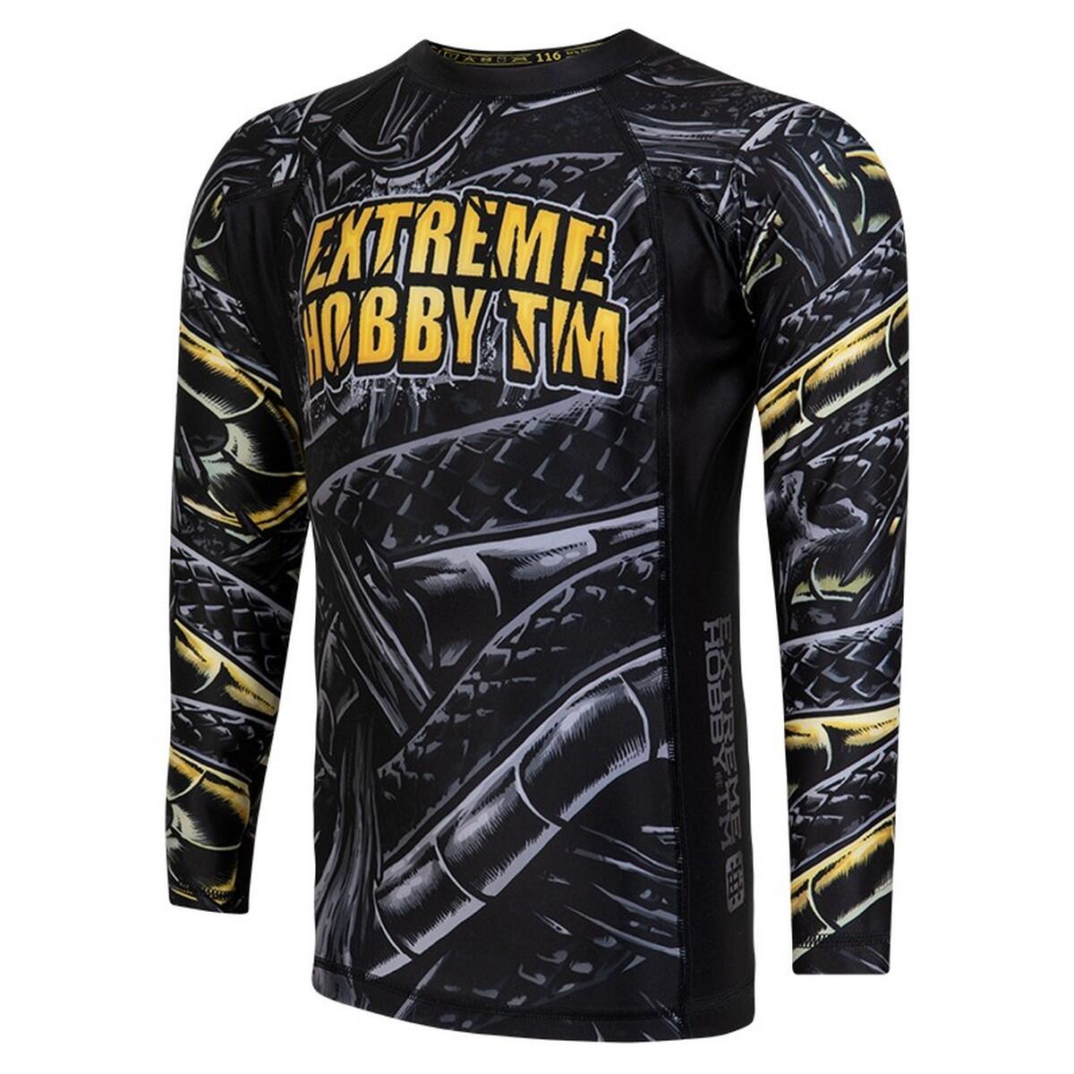Koszulka Rashguard dla dzieci długi rękaw MMA EXTREME HOBBY BONE CRUSHER