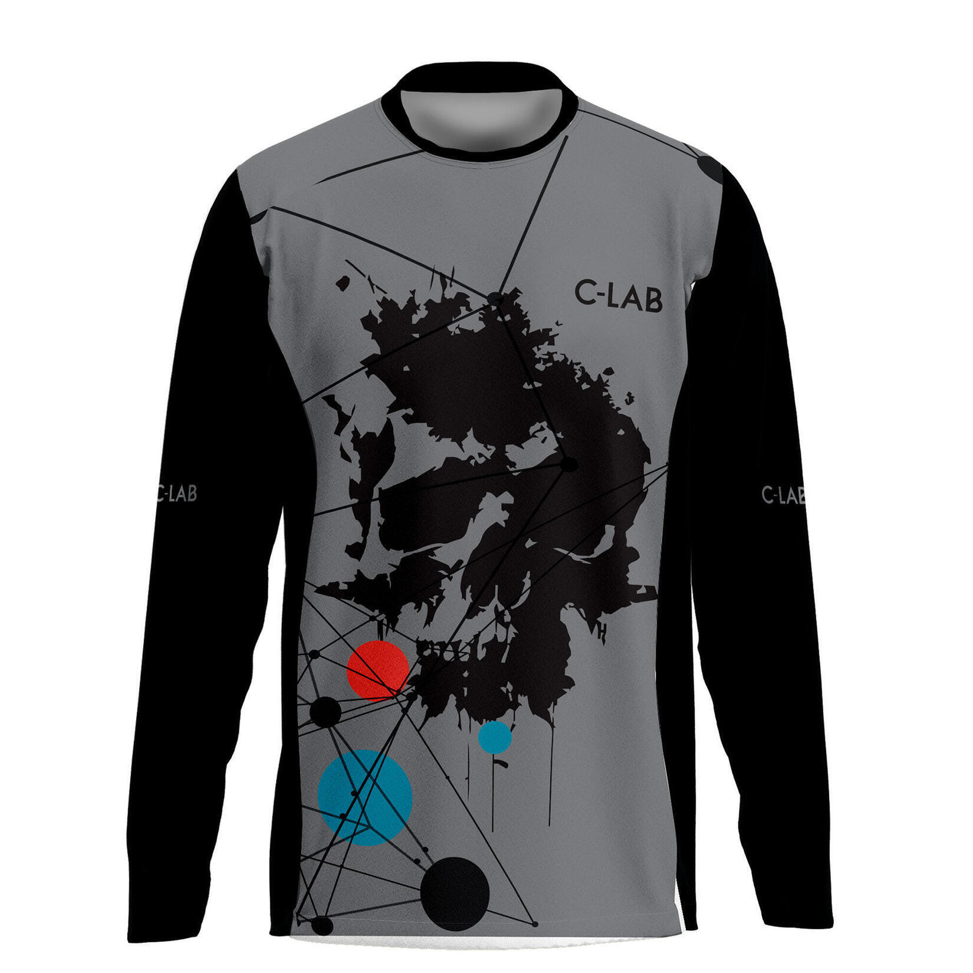 Koszulka MTB Enduro z długim rękawem Skeletor