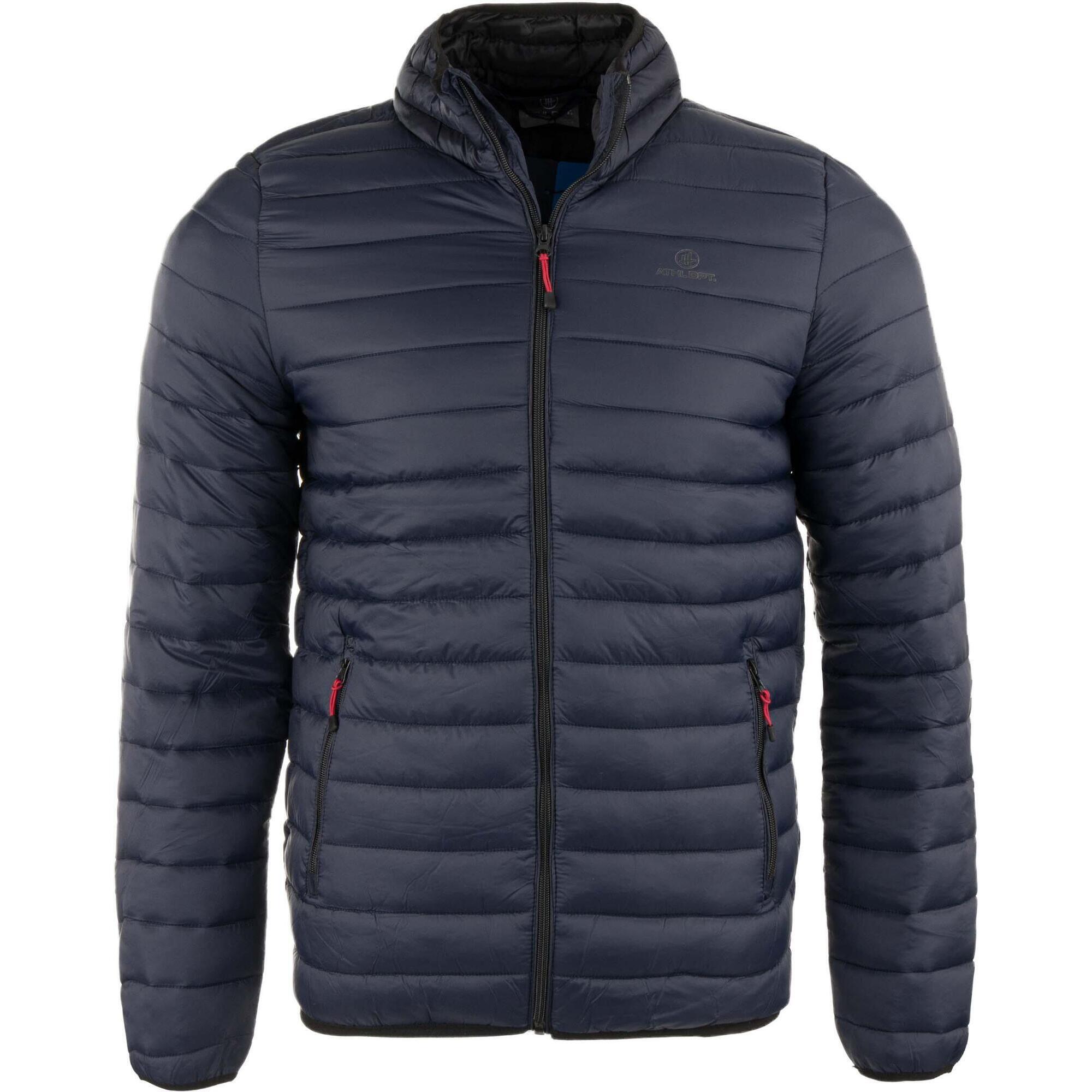 Męska pikowana kurtka Pacino - granatowa