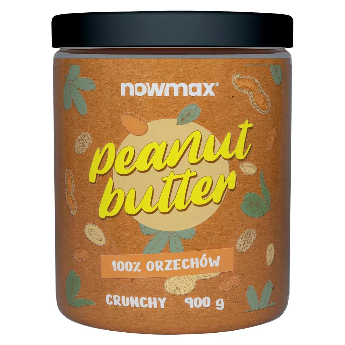 nowmax Masło Orzechowe 900 g Smooth KREM