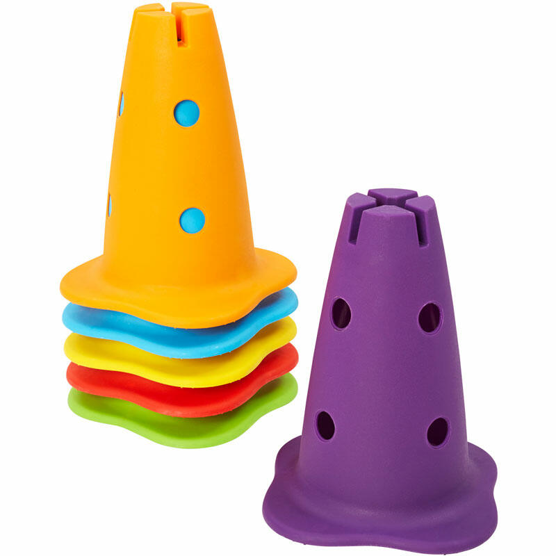 Zestaw boi Gonge, 6 kolorowych elementów do budowy