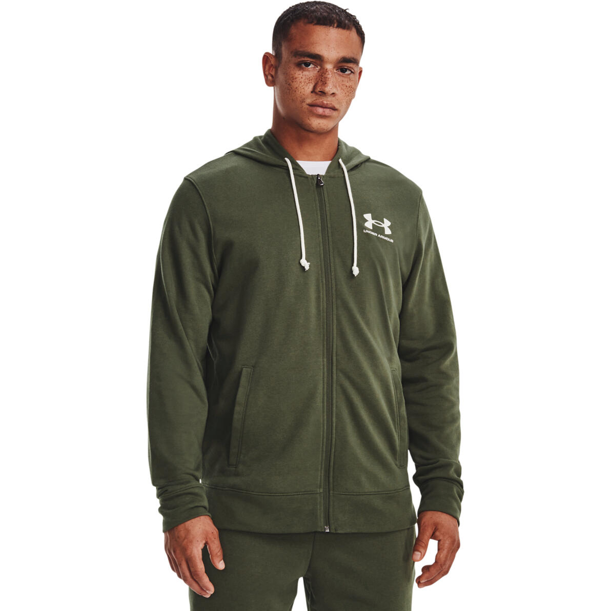 Bluza z kapturem męskie Under Armour Rival Terry LC FZ