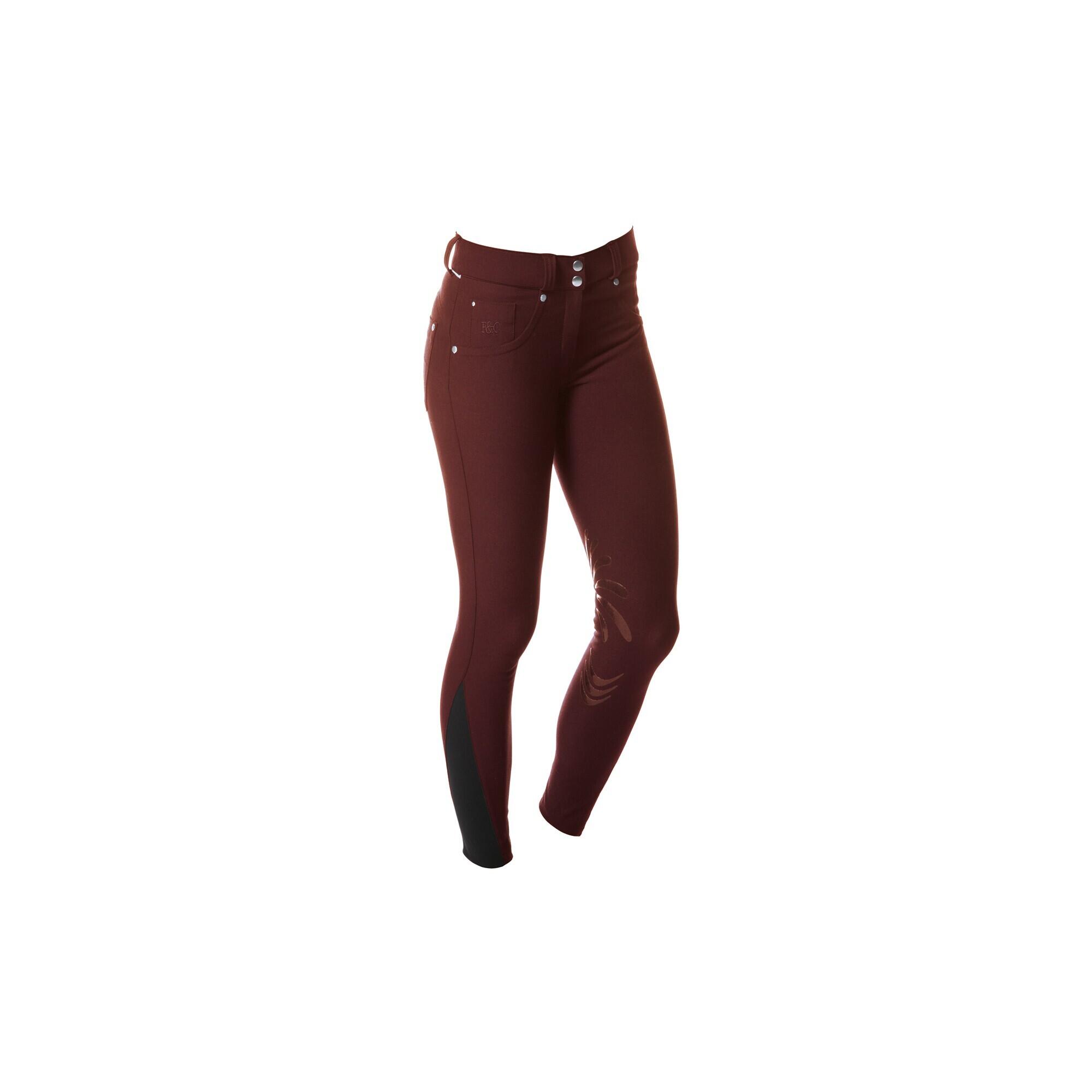 Damskie spodnie do jazdy konnej Flags&Cup Push Up