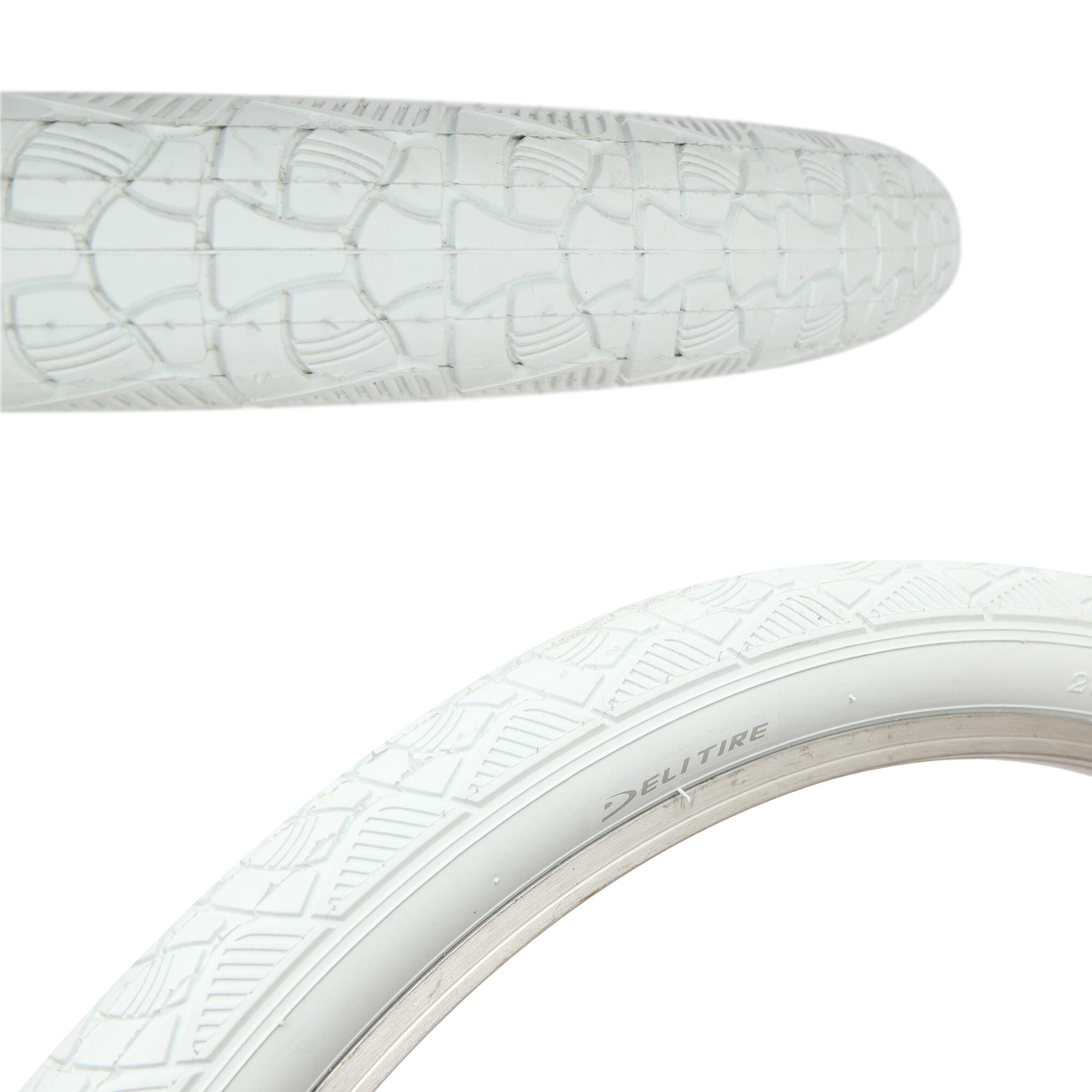 Opona rowerowa DELI TIRE SA-238 24X2.125 Biała