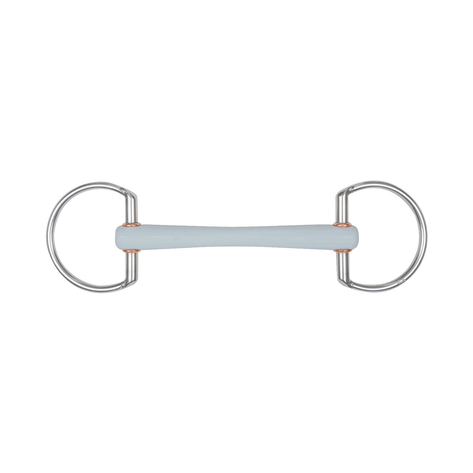 Oliwkowe wędzidło dla koni Beris Eggbutt, Mullen Mouth