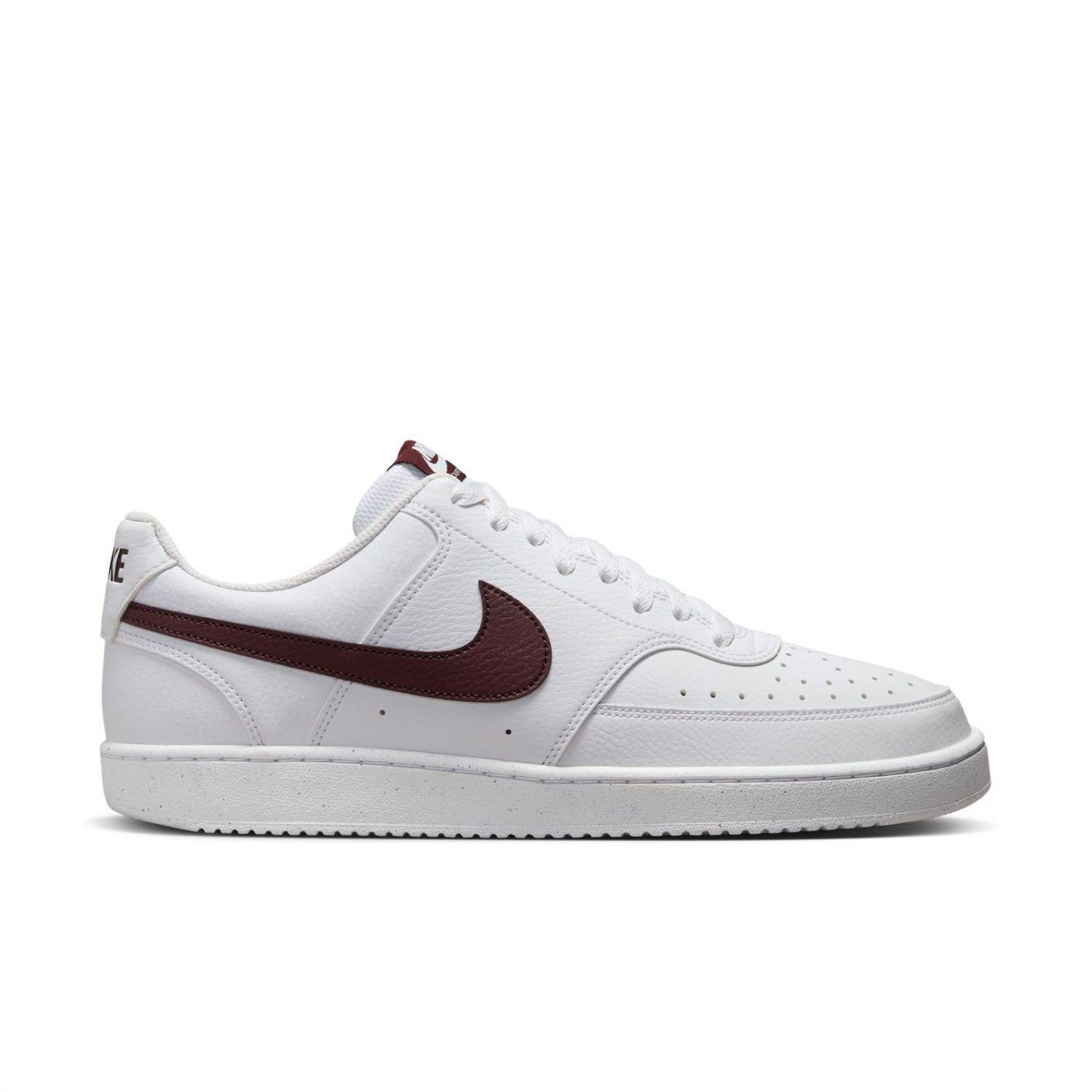 Sneakers Nike Court Vision Low 113 białe burgundowe