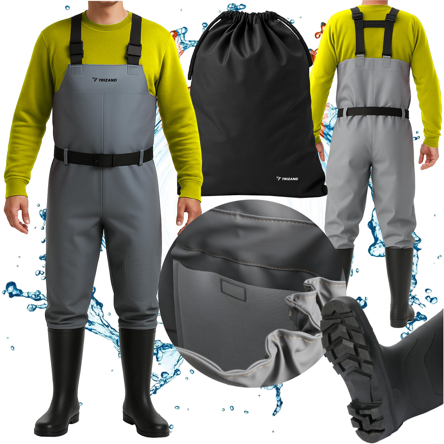 Wodery Wędkarskie Spodniobuty na Ryby 44