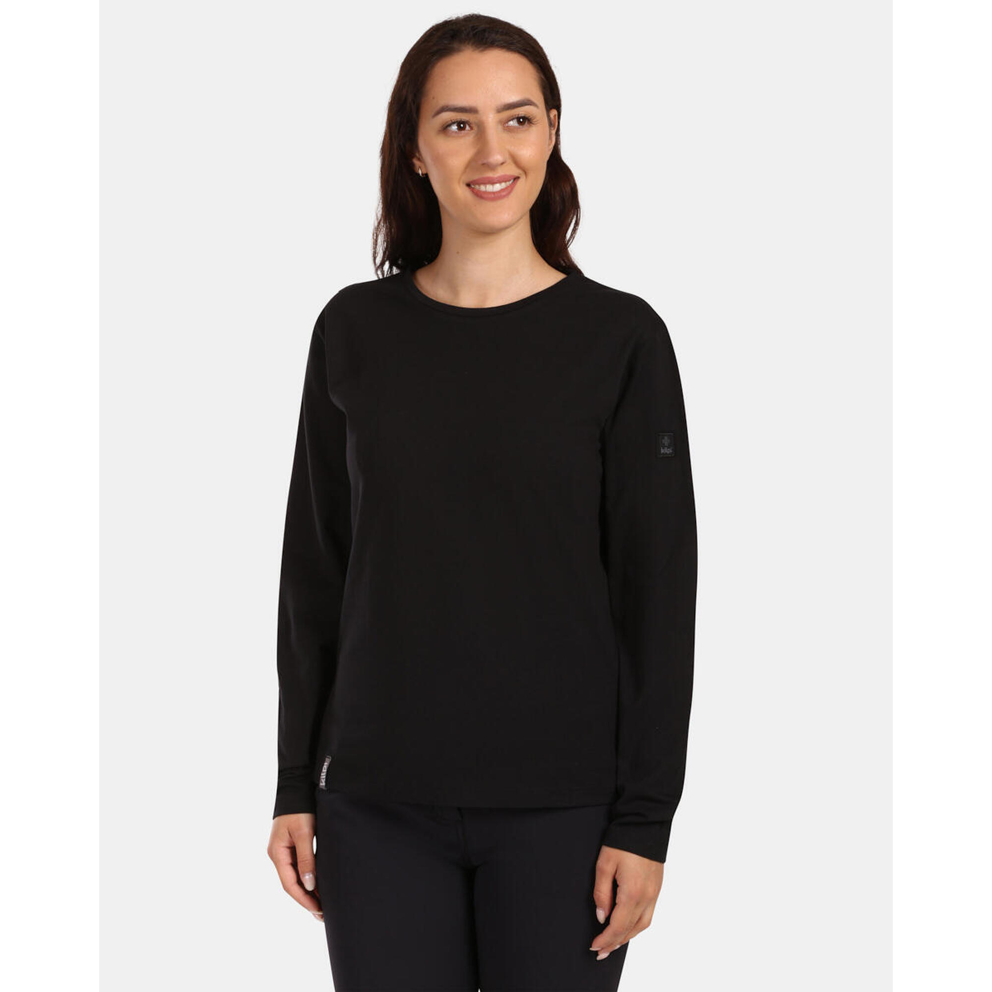 Damska bawełniana koszulka z długim rękawem Kilpi PROMOX-W