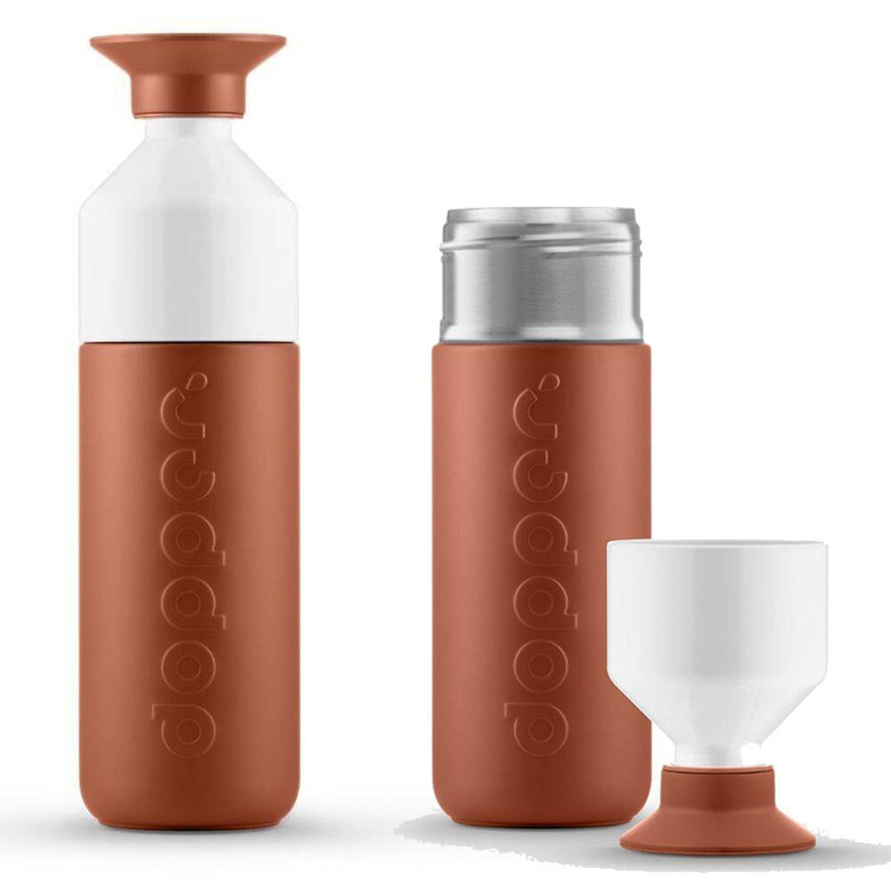 Butelka termiczna Dopper Terracotta Tide 580 ml z kubkiem