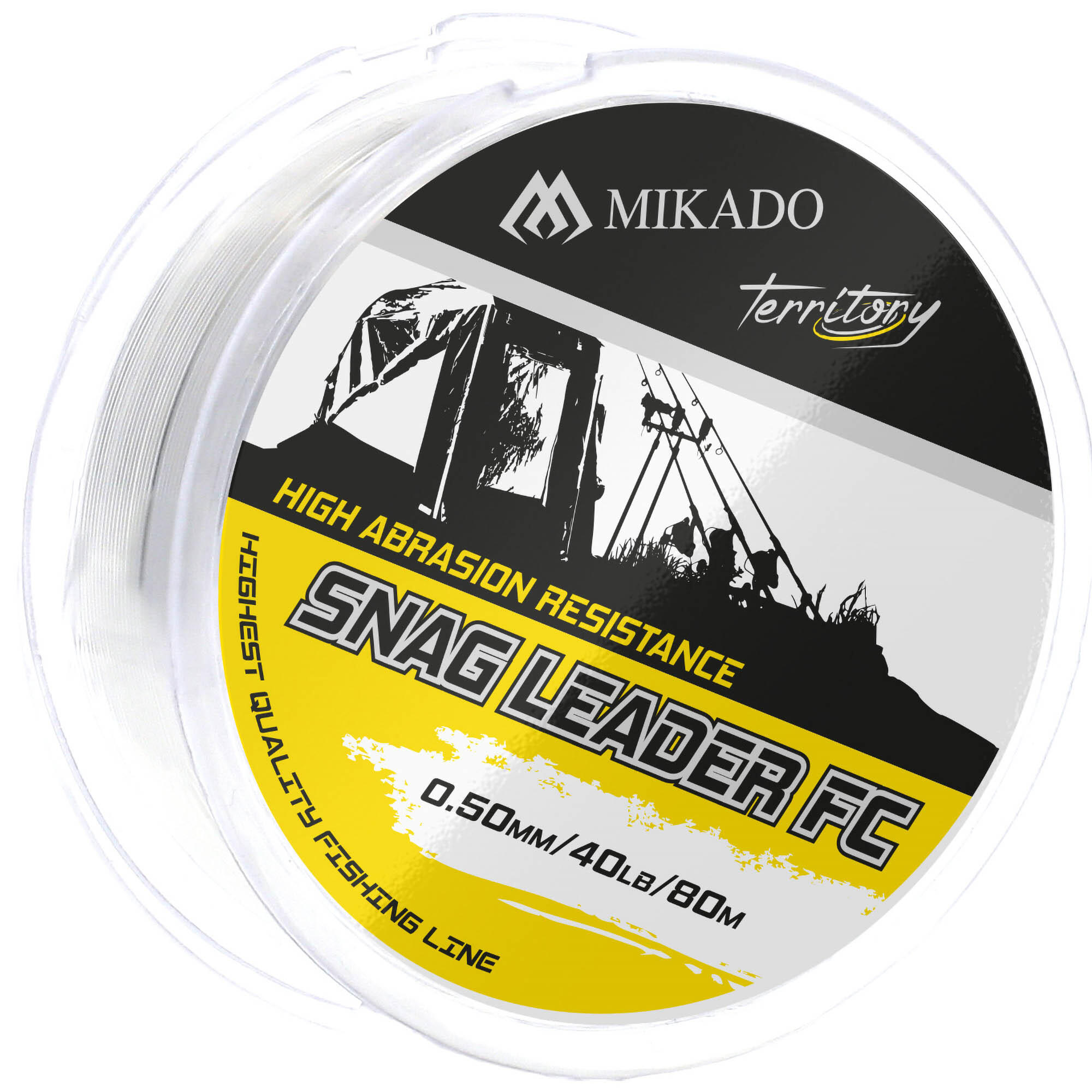 Żyłka Przypon Materiał Strzałowy Mikado Snag Leader Khaki 0.50 Mm 80 M