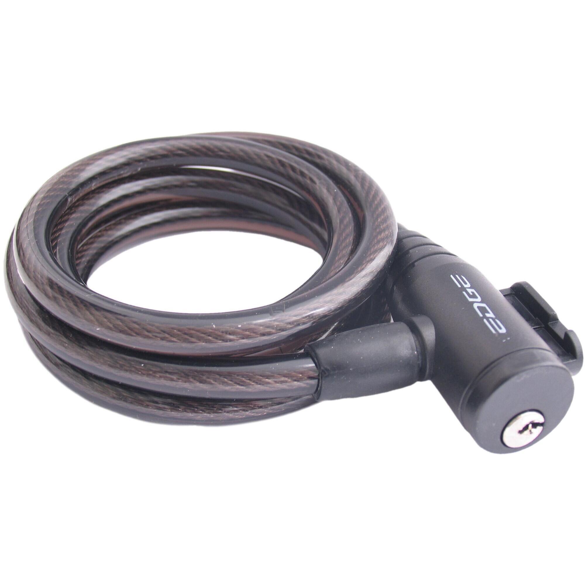 Zamek Spiralny Wirood 80 - Ø8*1200 - Czarny