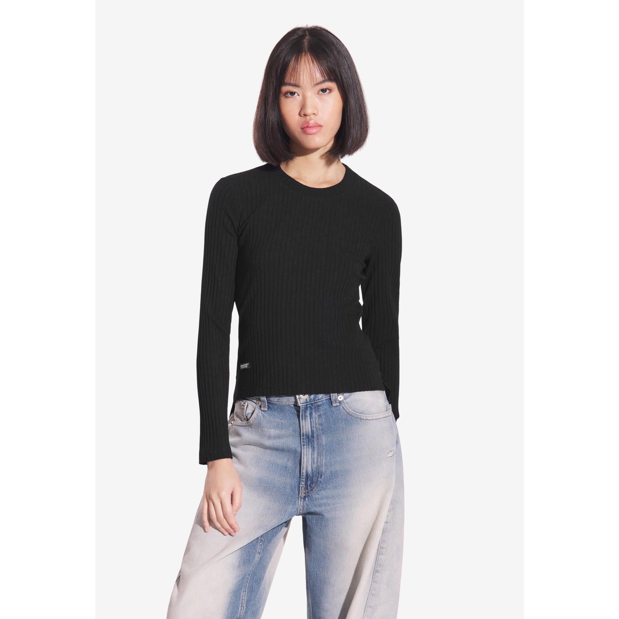 Koszulka sportowa damska Prosto Bamboo z długim rękawem