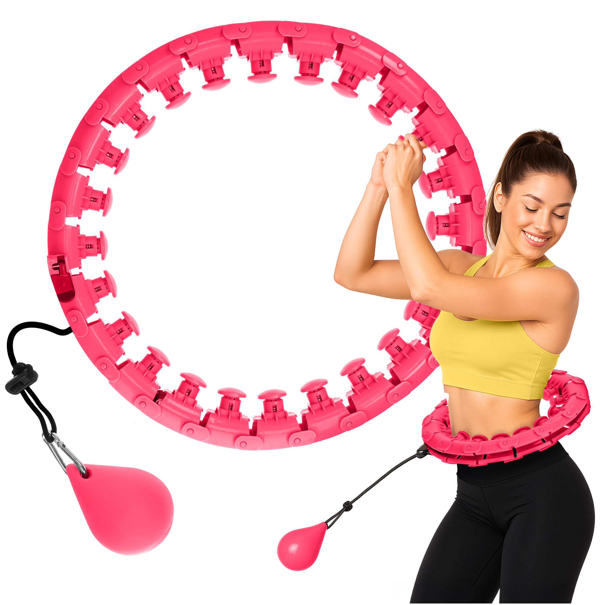 Hula Hop z obciążeniem i masażem 4FIZJO