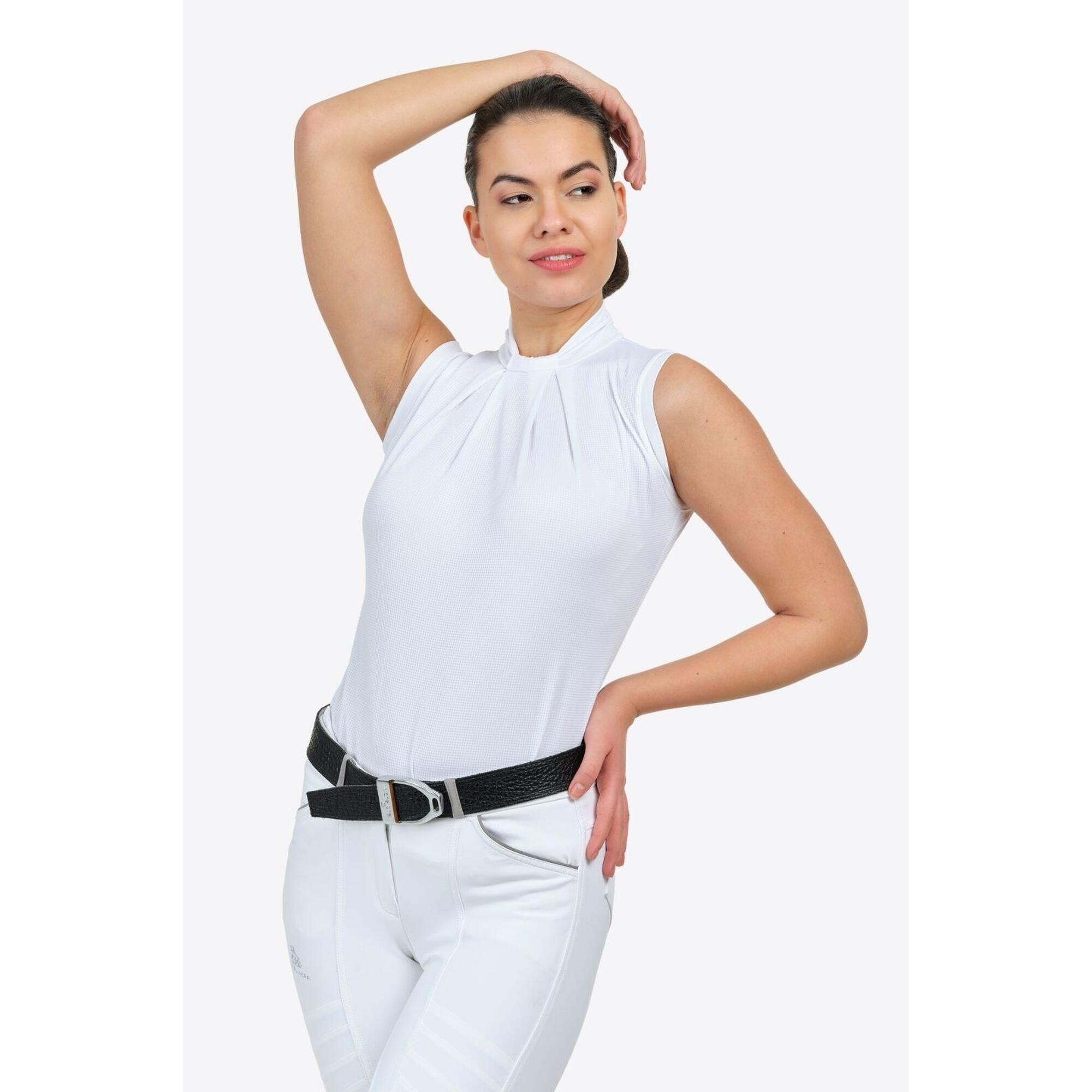 Koszulka do zawodów jeździeckich damska Festive