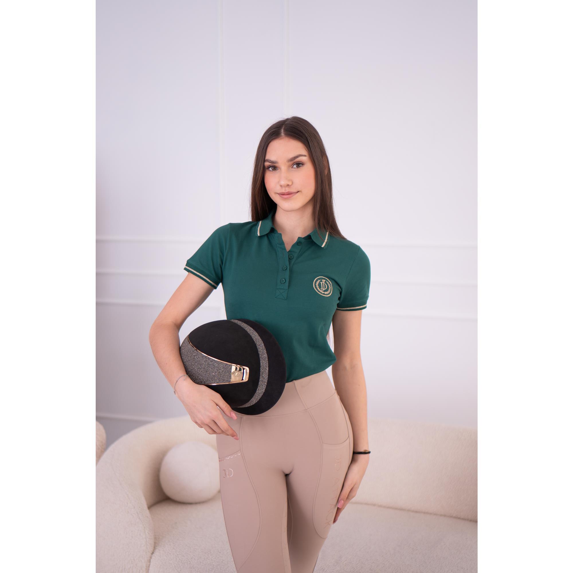 Koszulka polo Alisa JD Attack butelkowa zieleń