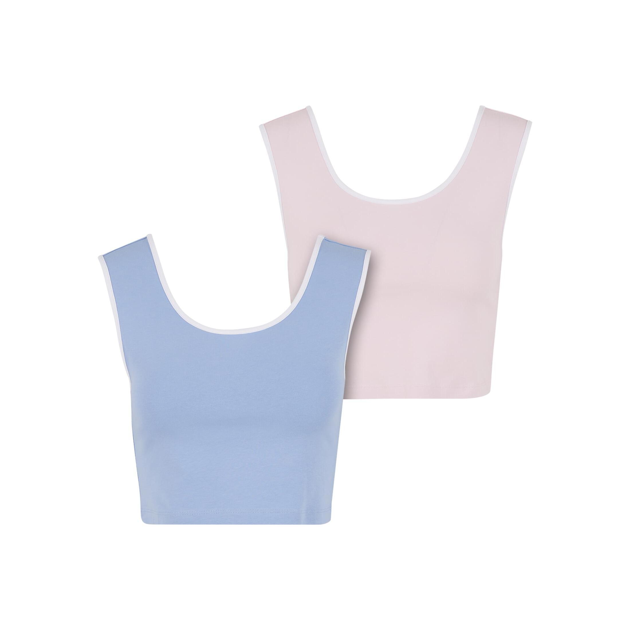 Krótkie topy damskie Urban Classics Contrast