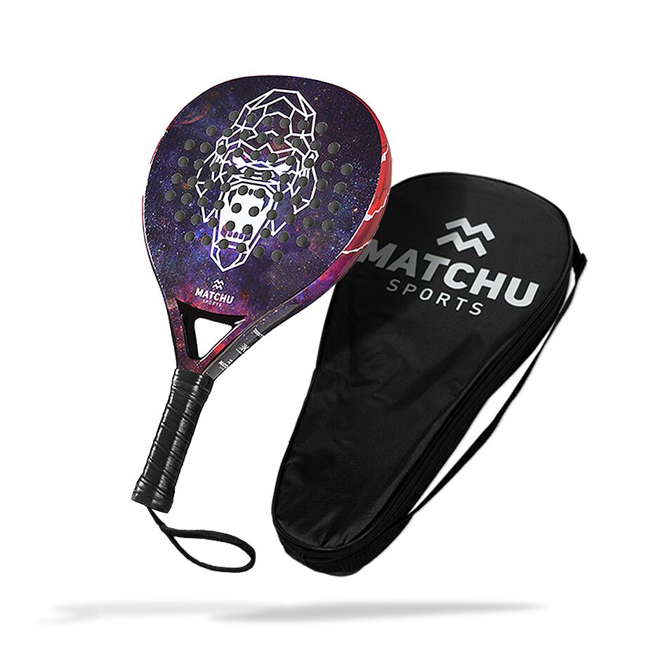 padel rakieta goryl - okrągły kształt dla obrońców