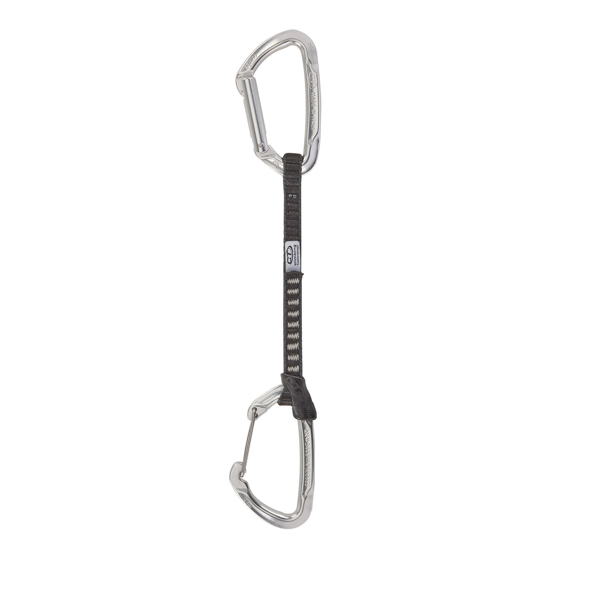 Ekspres wspinaczkowy Climbing Technology Lime Set M-UL 17 cm - silver