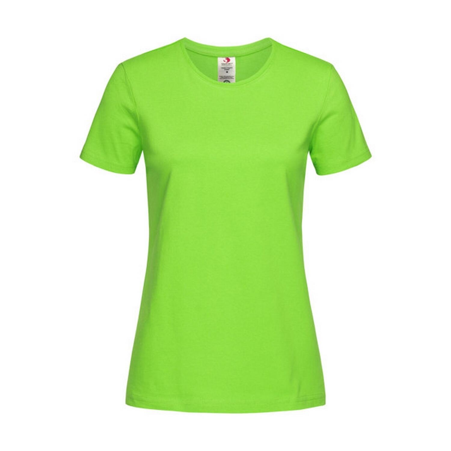 Damska Klasyczna Koszulka Organiczna O Dopasowanym Kroju