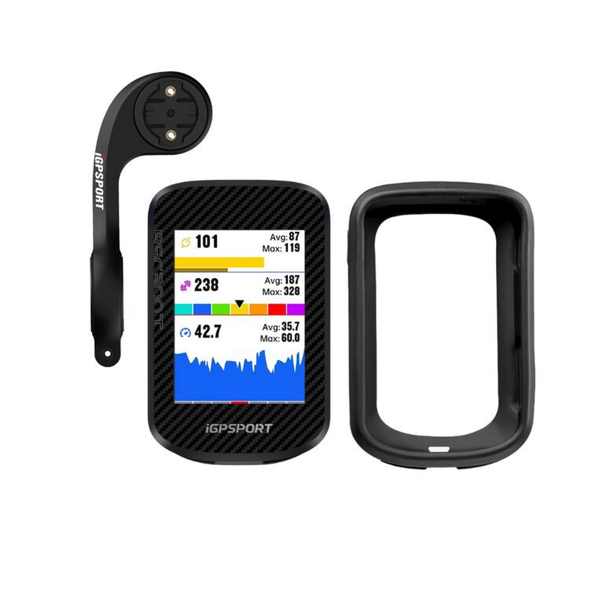 Licznik rowerowy GPS IGPSPORT BSC300T + uchwyt M80 + etui BH300 + szyba