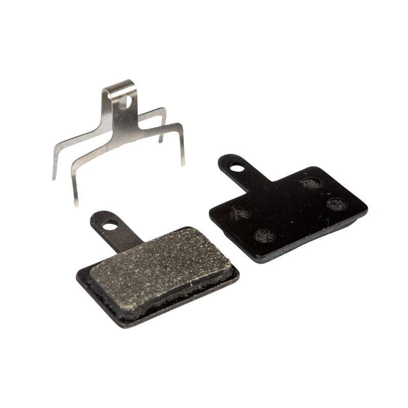 Para klocków hamulcowych rowerowych z 1 chusteczką czyszczącą Fibrax Shimano Deo