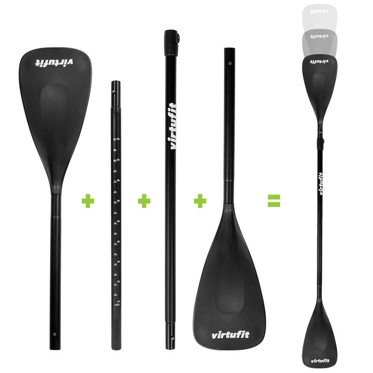 Regulowane wiosło kajakowe