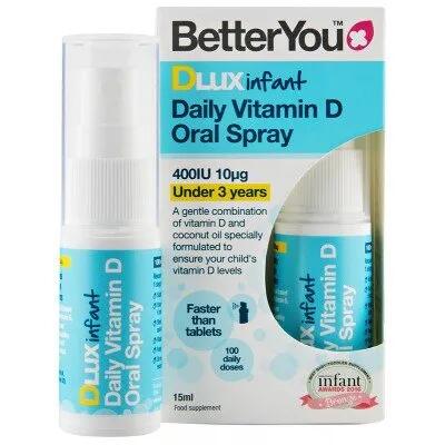 Witamina D DLux Infant Daily Oral Spray BetterYou 15 ml
