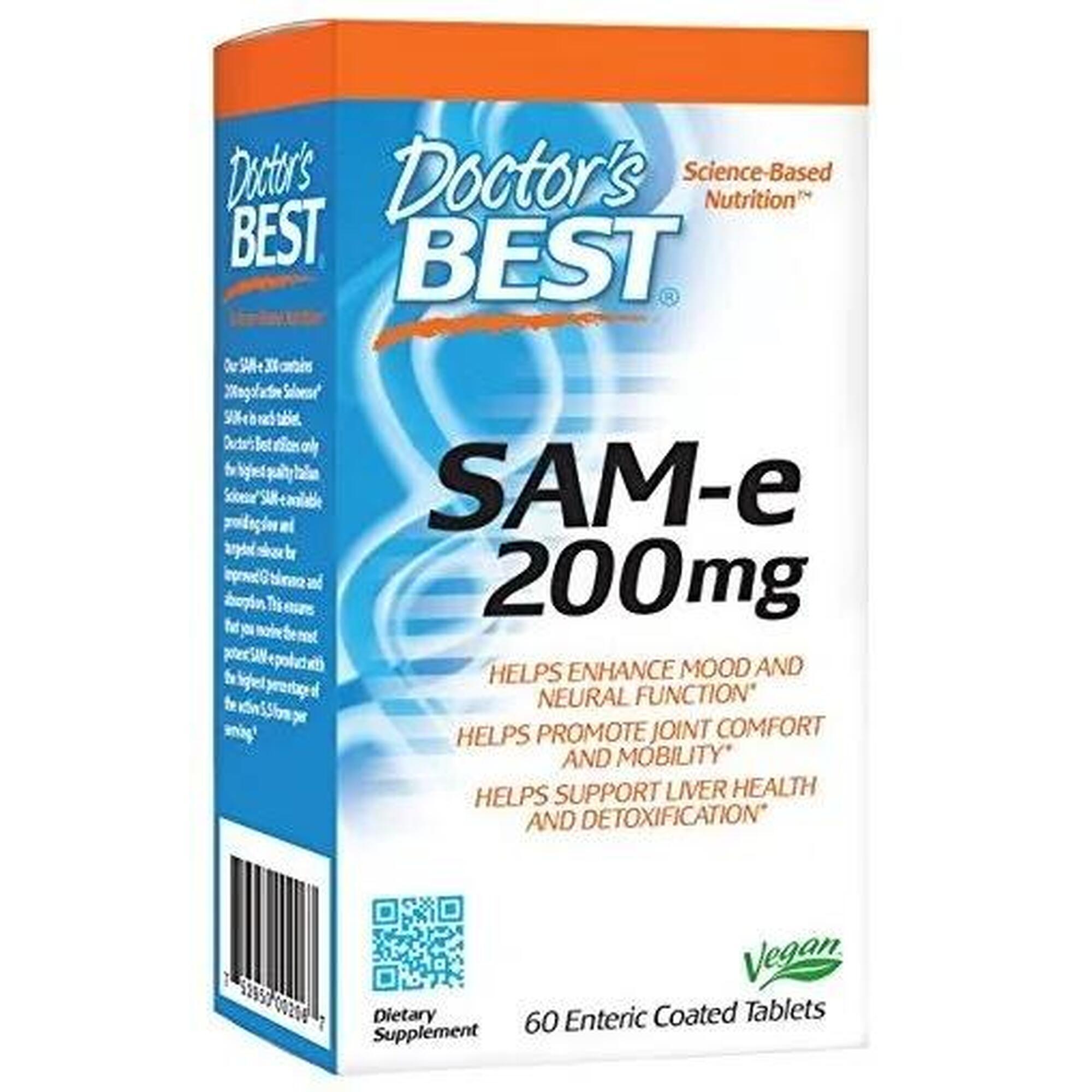 SAMe 200mg Doctor's Best 60 tabletek