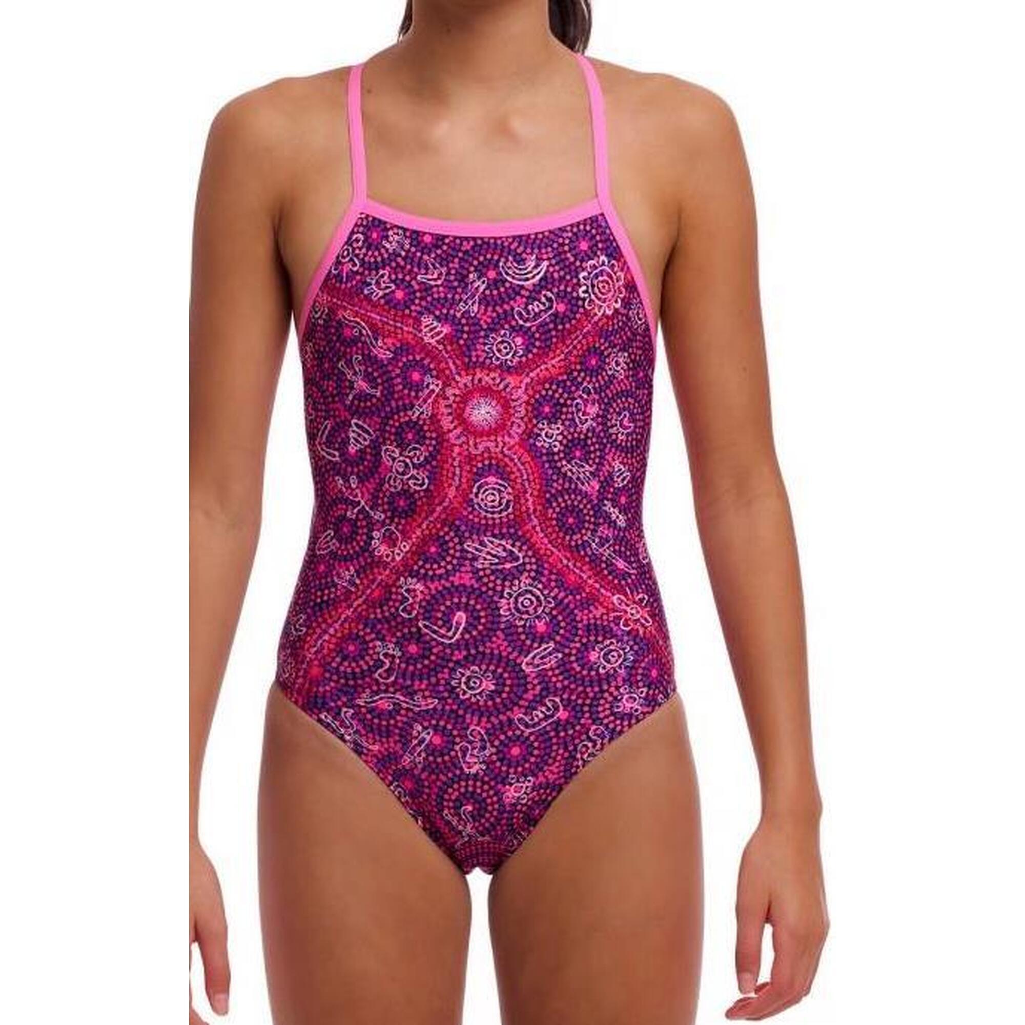 Strój do pływania dziewczęcy Funkita Walk Together - Strapped In