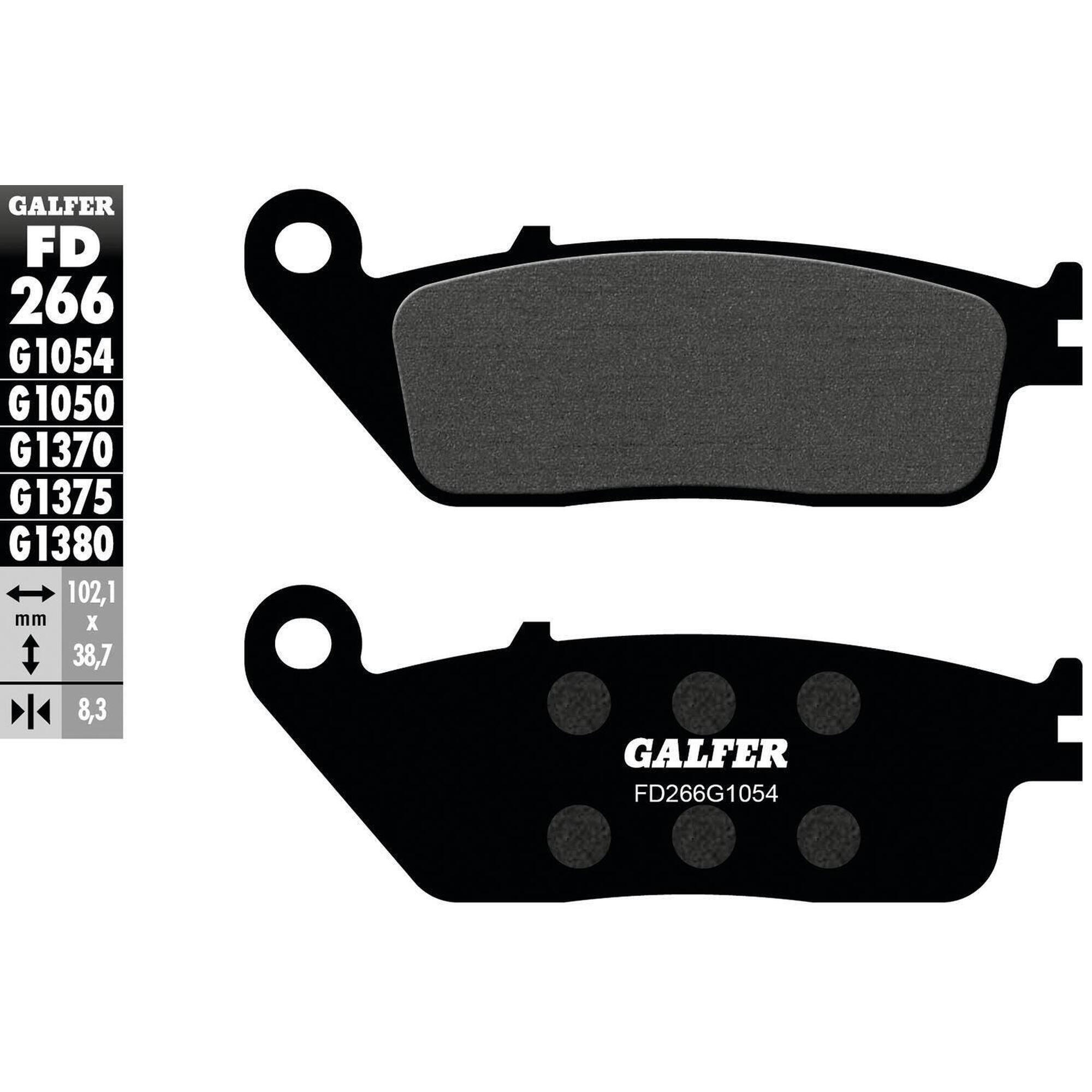 Galfer FD266 G1054 Organic Brake Pads for Urban Cycling