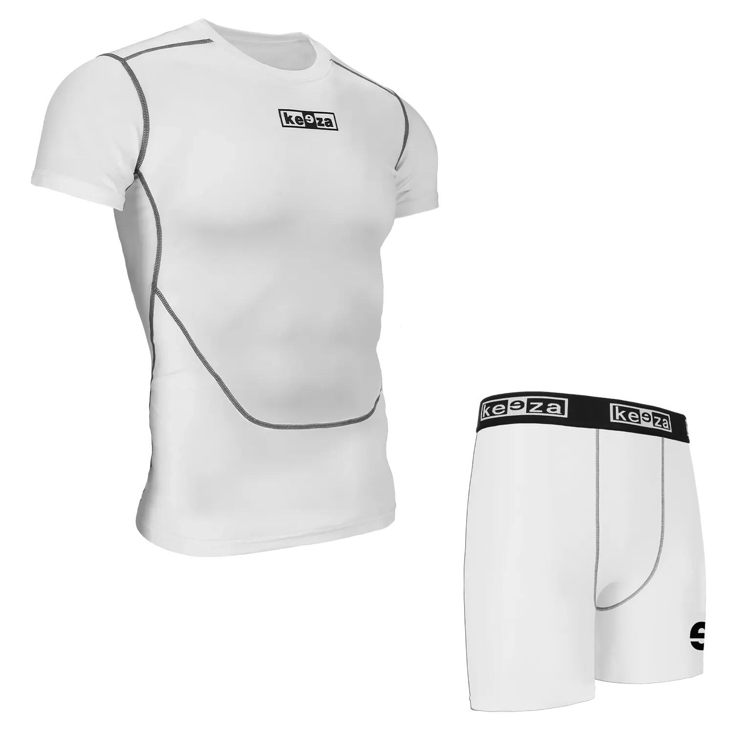 Komplet termoaktywny Keeza z krótkim rękawem