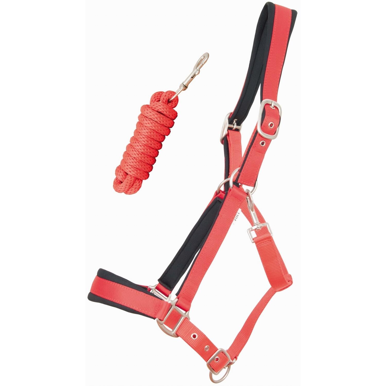 Szlavan na konia z satynowym podszyciem z okrągłą liną T de T