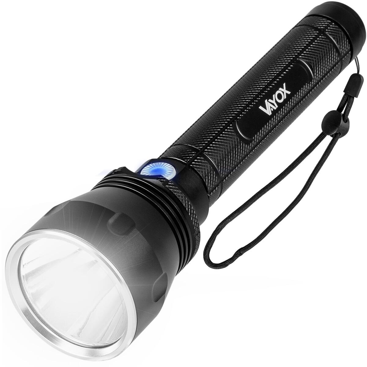 Latarka ręczna Vayox VA0253, akumulatorowa, USB-C, SFT40 20W, 1570lm