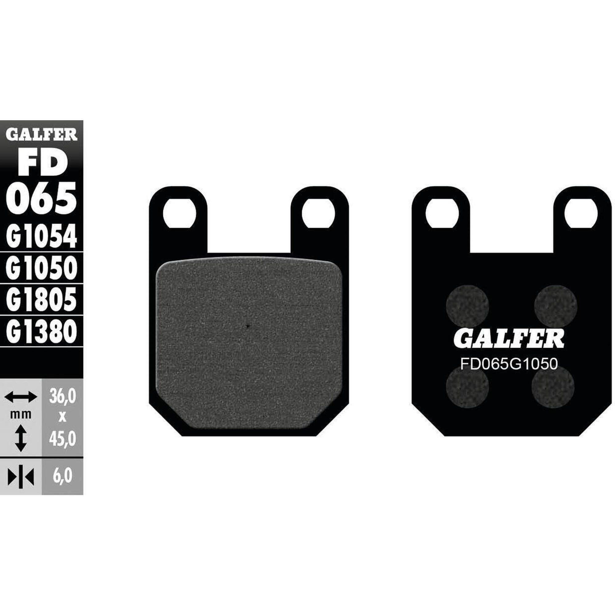 Organiczne klocki hamulcowe Galfer FD065 G1050