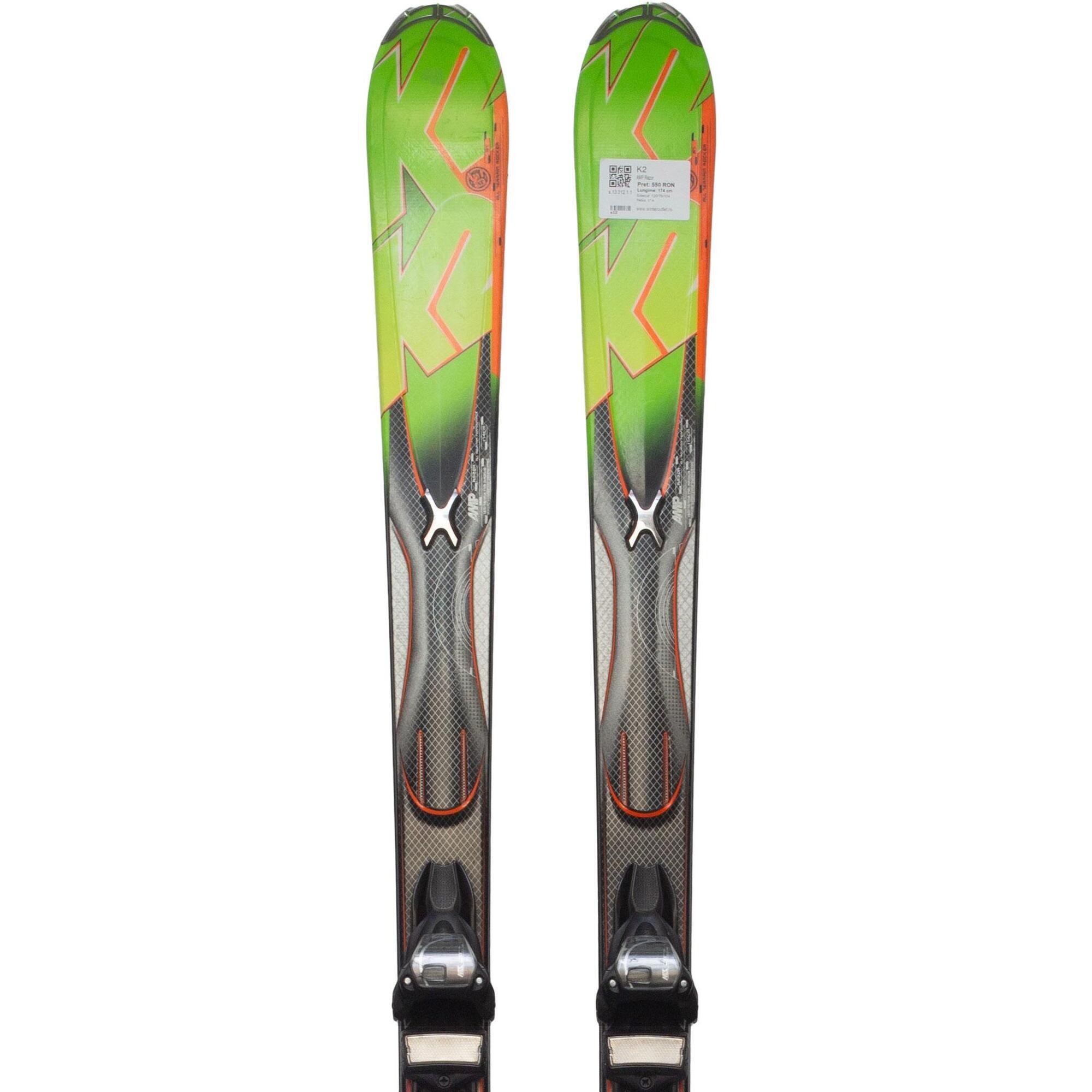 Second Life- Narty K2 AMP Razor, 174 cm- Stan idealny