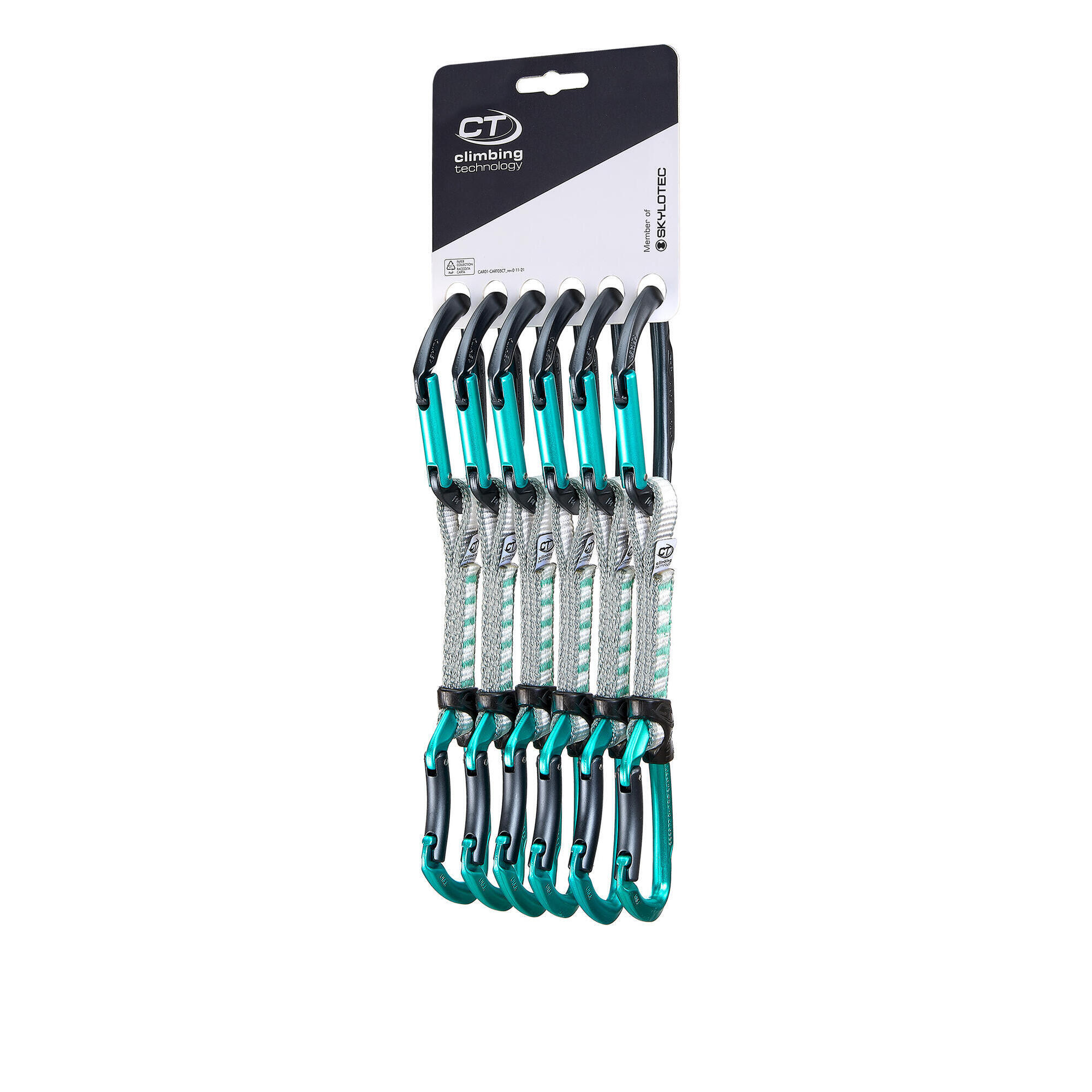 Ekspresy wspinaczkowe Climbing Technology Lime B Set NY 12 cm 6-pack