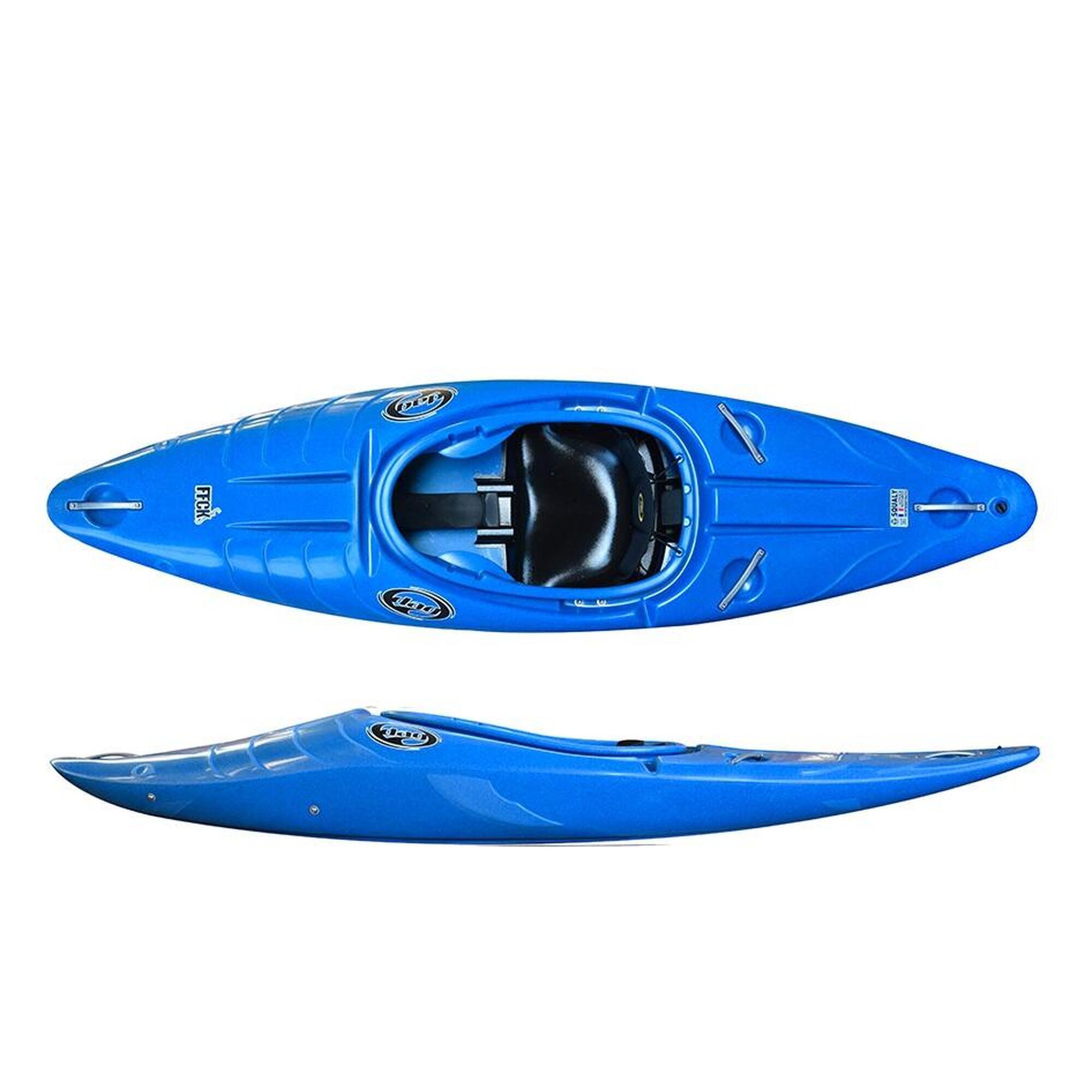 Kajak jednoosobowy do pływania Rotomod Squaly górski dla młodzieży