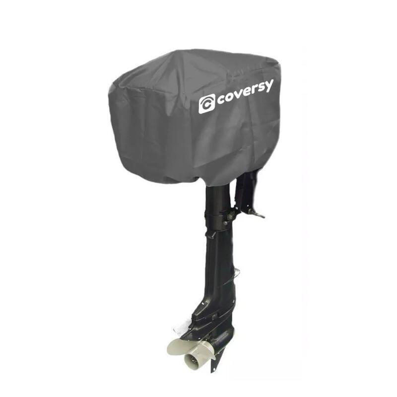 Szara osłona silnika zaburtowego COVERSY