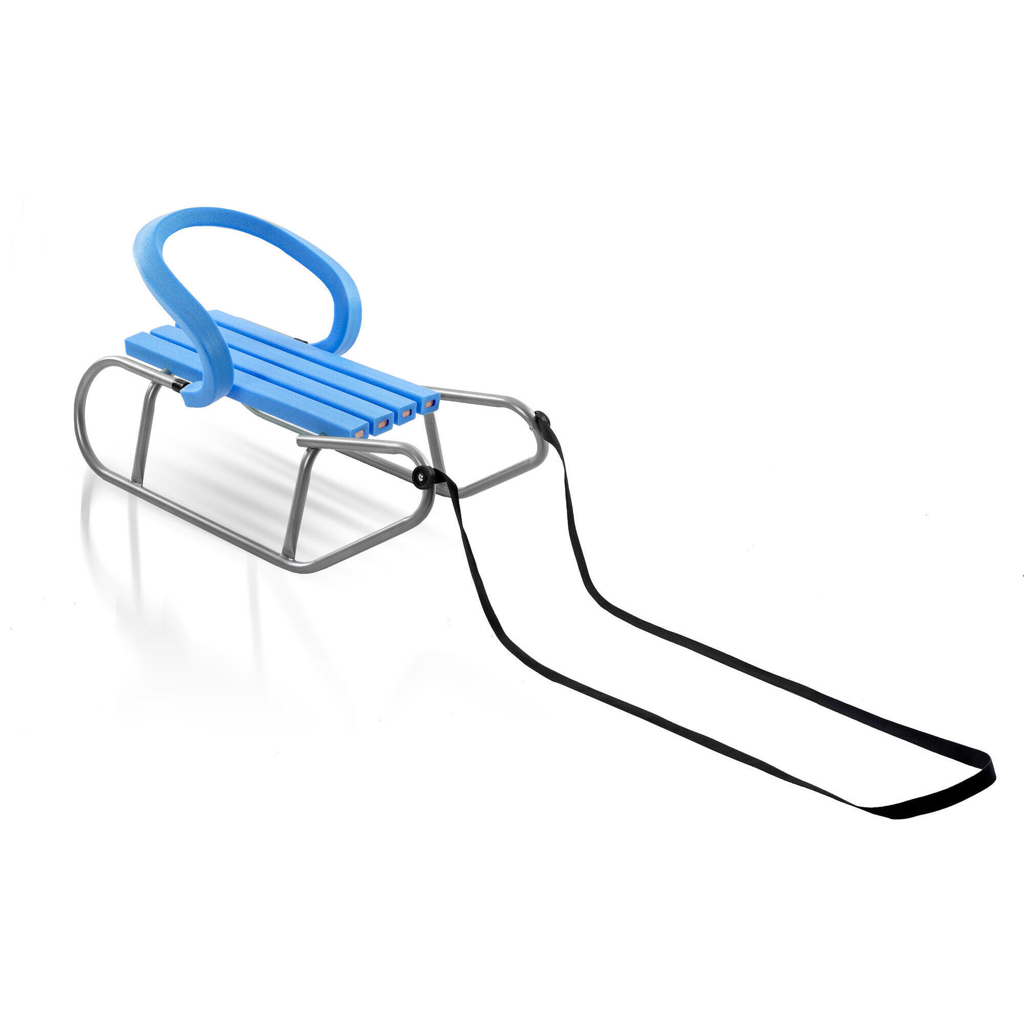 Sanki dla dzieci Niebiesko-srebrne z Oparciem Eliton Corciano