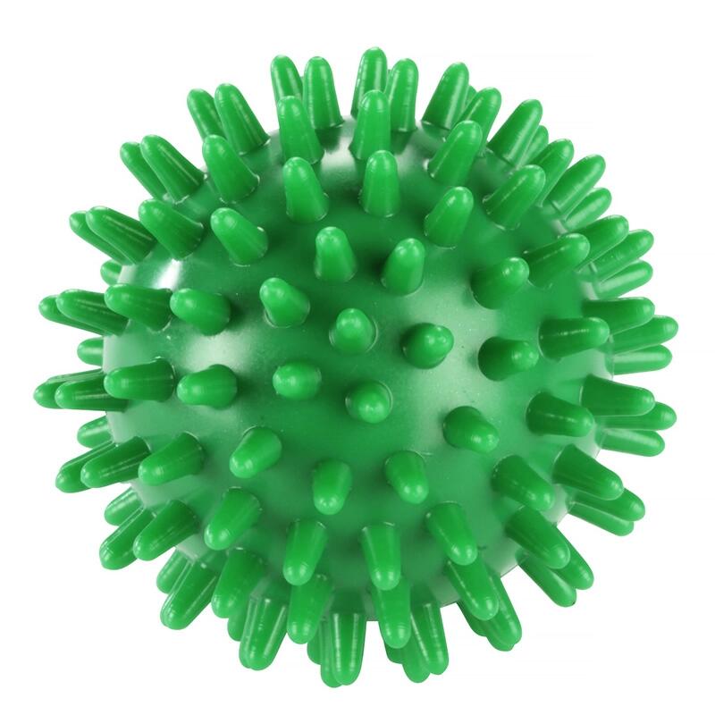 Piłka do masażu z kolcami Trendy 7 cm zielona