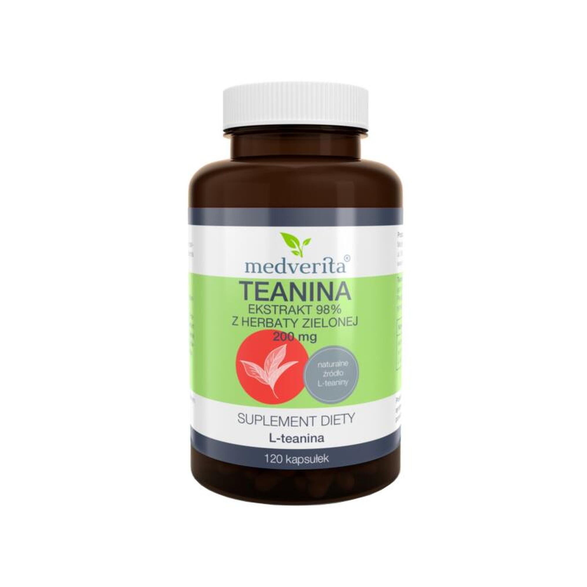 Teanina 200mg MEDVERITA 120 kaps