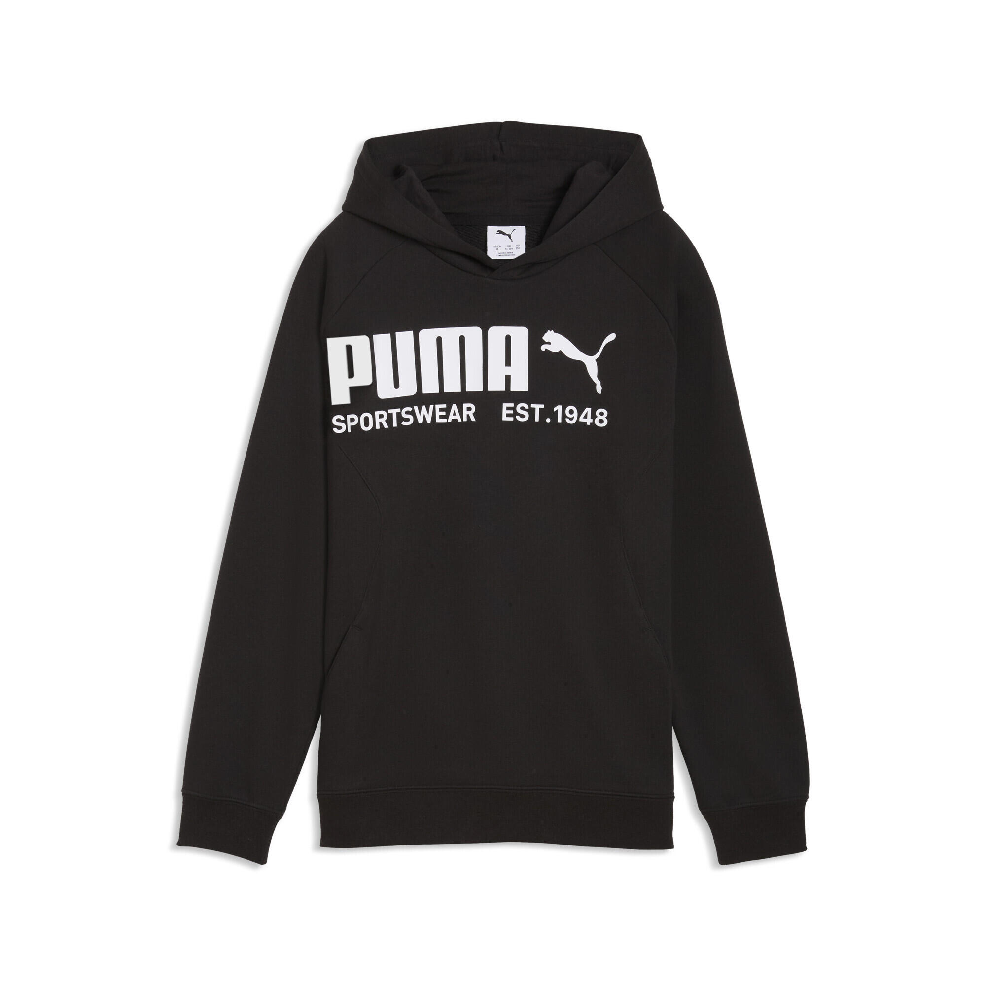 Młodzieżowa bluza z kapturem PUMA Sport o luźnym kroju PUMA