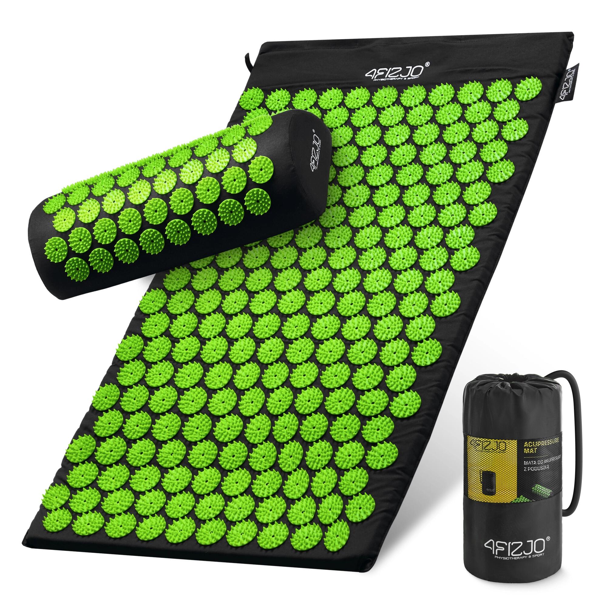 Mata do akupresury klasyczna 4FIZJO z poduszką