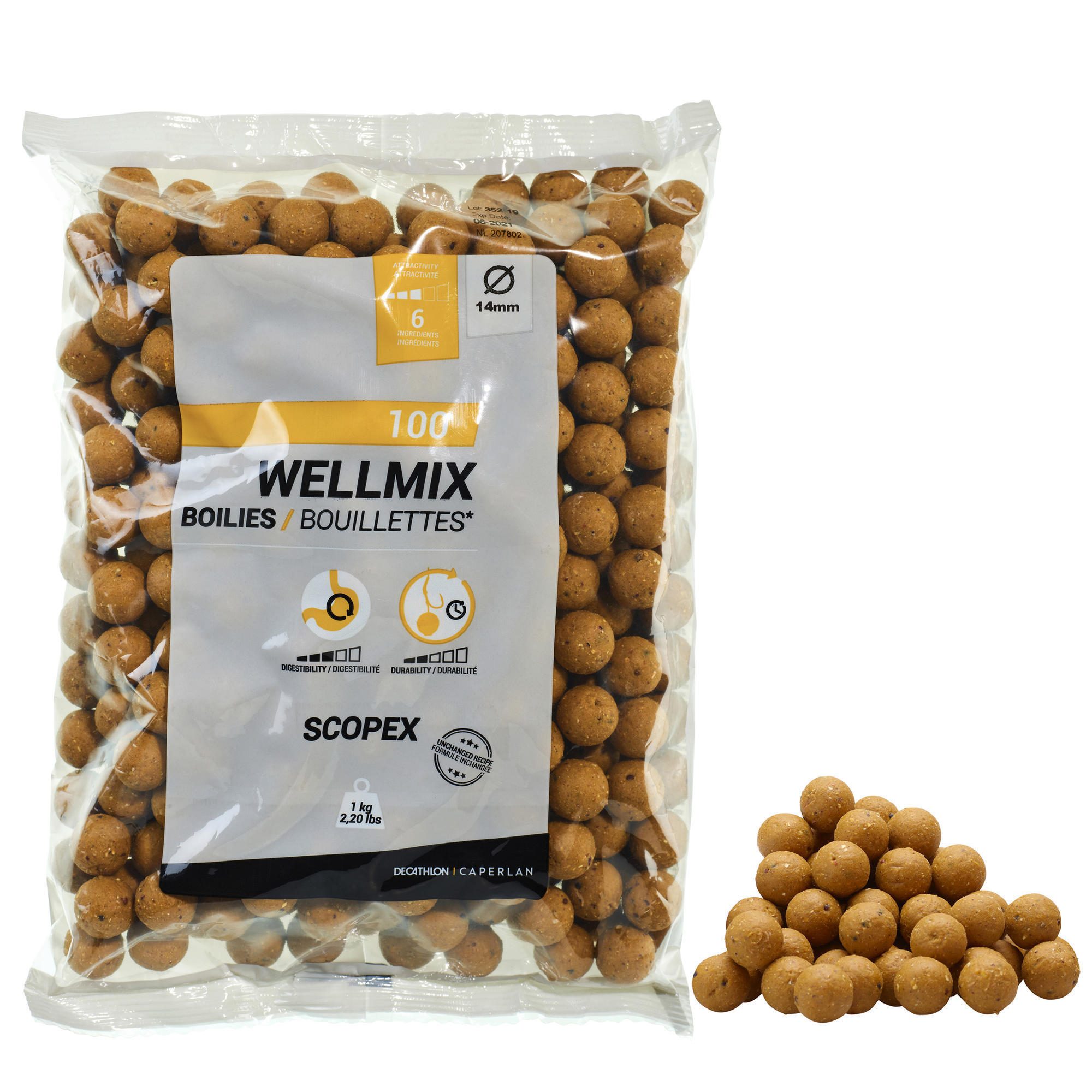 Kulki Caperlan Wellmix 14 mm scopex 1 kg